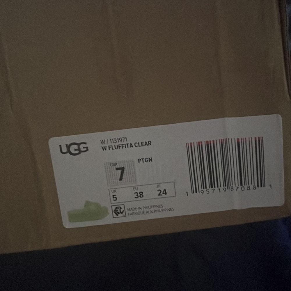 Ugg Fur Slides /Worn Once - image 3